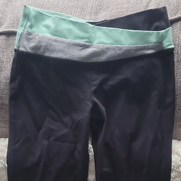 Lululemon Black Heathered Light Blue Astro Pant - Picture 2 of 7